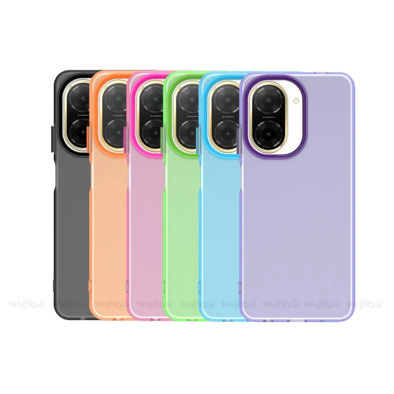 Para Redmi A5 funda Xiaomi Redmi A5 Capas teléfono BackTransparent Color parachoques esmerilado mate claro Fundas Redmi A5 171,7mm