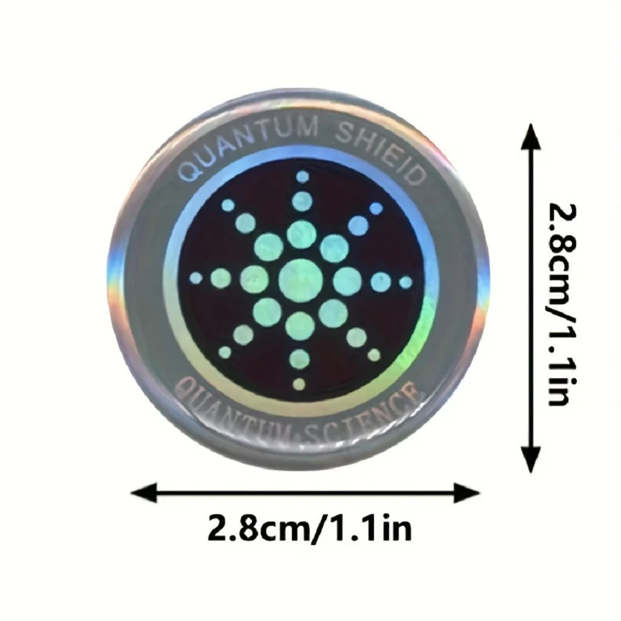 Field (EMF) Protector Bloqueo de radiación Escudo cuántico Pegatinas para teléfonos móviles para oficina, mujeres embarazadas y uso doméstico - Electromán - imagen 3