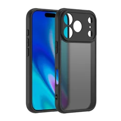 Funda transparente iPhone antigolpes mate – Protección duradera
