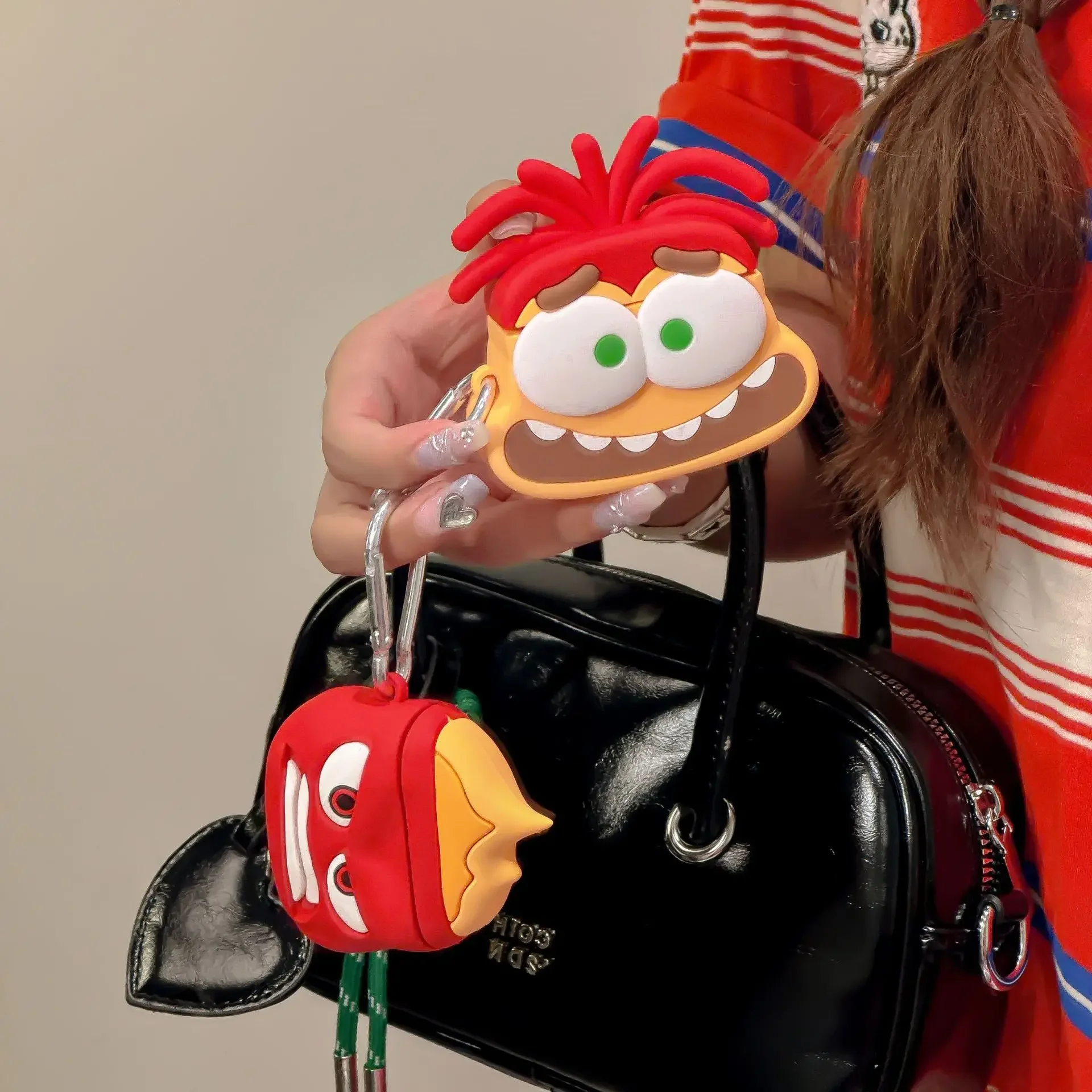 Para funda de Airpods, funda de dibujos animados 3D interior para Airpods Pro 2, funda protectora de silicona para auriculares para Airpods 1/2/3, funda de juguete para niños - imagen 4