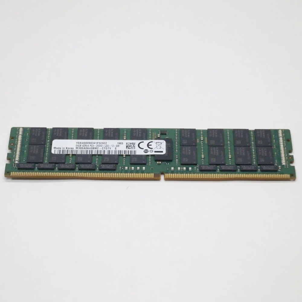 Para Samsung RAM 64GB 64G 4DRx4 DDR4 2666 PC4-2666V memoria de servidor M386A8K40BM2-CTD7Y - imagen 2