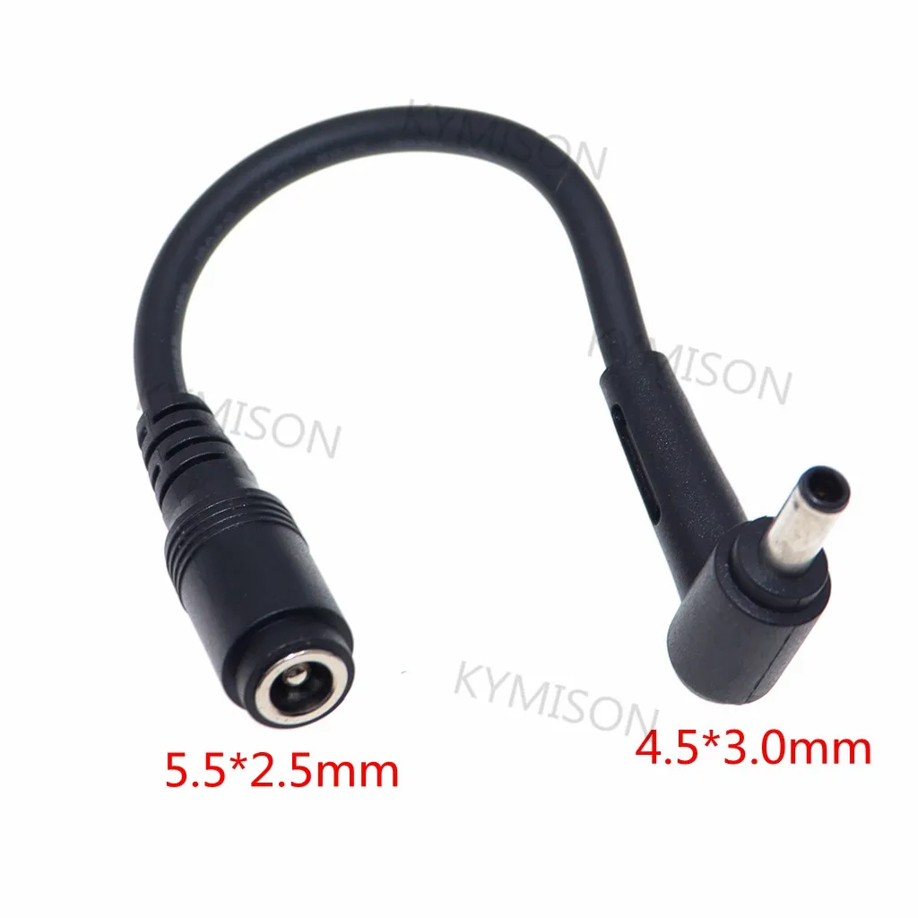 Adaptador de cargador de corriente CC, Cable Convertidor para Asus 5,5 W, 19V, 6.32A, 2,5x4,5, hembra a 3,0x120mm, macho