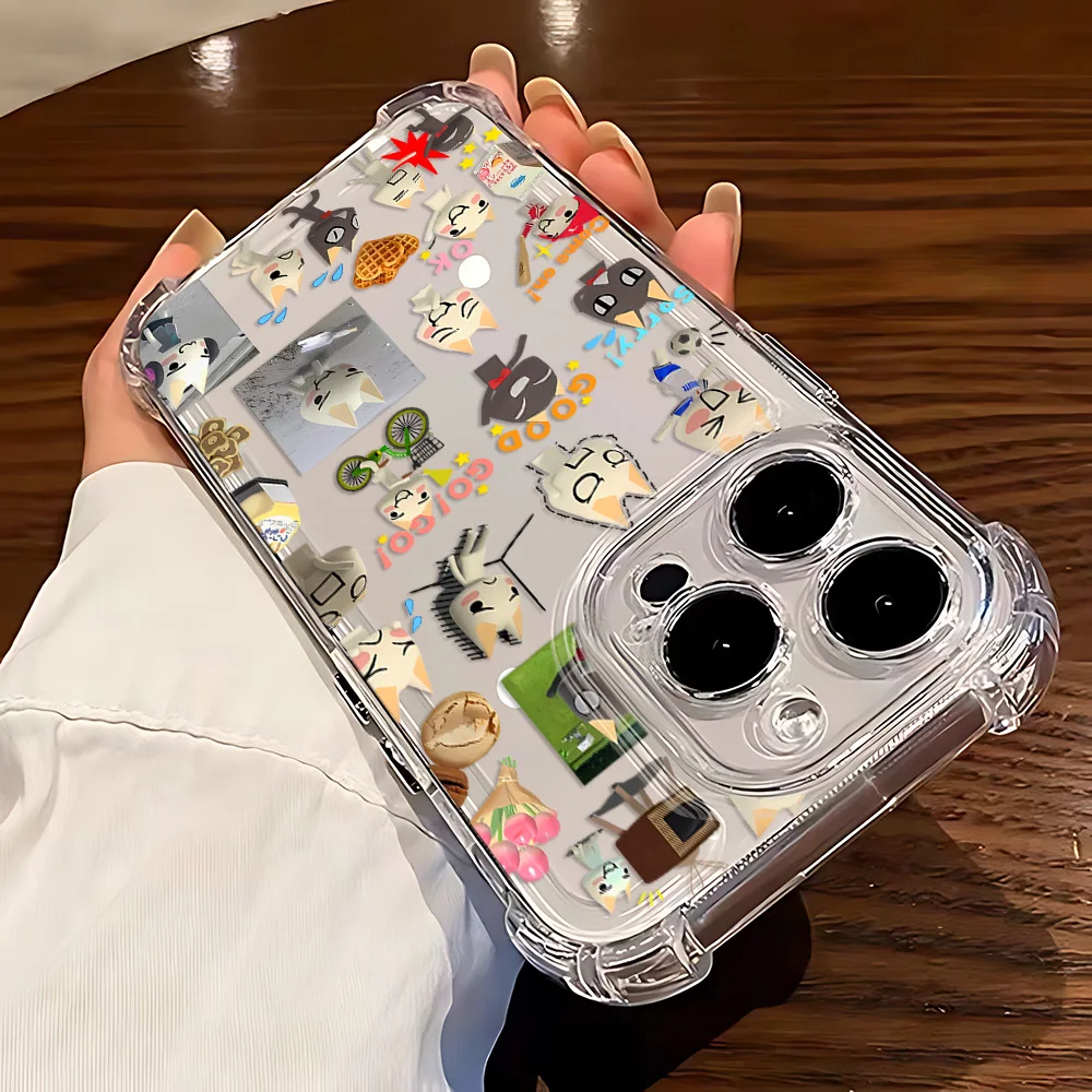 Funda de teléfono INS Cute Toro Inoue Cat para vivo V40 V30 V29 V27 V25 V23 Y02 Y50 Y76 Y38 Y28 Y03 Y17s Y78 Y36 Y27 Y35 Pro 4G 5G - imagen 3