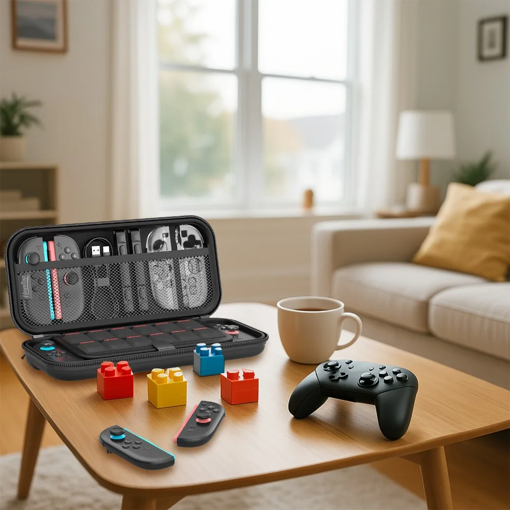 Funda protectora de viaje para consola Nintendo Switch 2, bolsa de almacenamiento de carcasa dura EVA, bolsa para accesorios Switch 2. - imagen 2