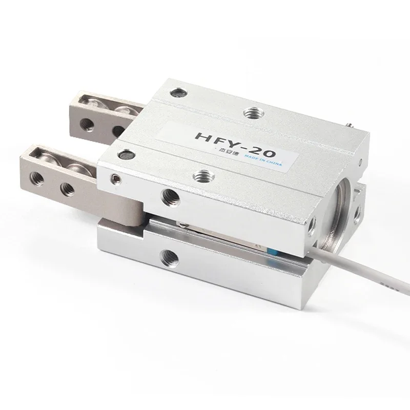 MHC2 10D 16D 20D 25D 32D Pinza neumática de doble efecto Tipo SMC Abrazaderas de aluminio de estilo angular Fabricantes de cilindros de aire - imagen 2