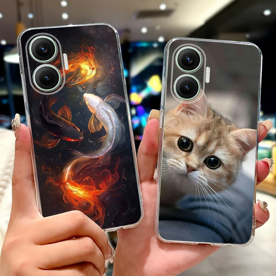 Para Xiaomi Redmi Turbo 4 Pro funda PocoF7 nueva moda cubierta pintada funda de silicona suave para Xiaomi Poco F7 Redmi Turbo4 Pro Fundas - imagen 5