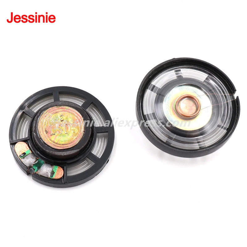 10 unids/lote 21MM/27MM/29MM Mini altavoces portátiles de Audio 8R 0,25 W 8 Ohm 0,25 vatios altavoz magnético externo DIY para juguete - imagen 2