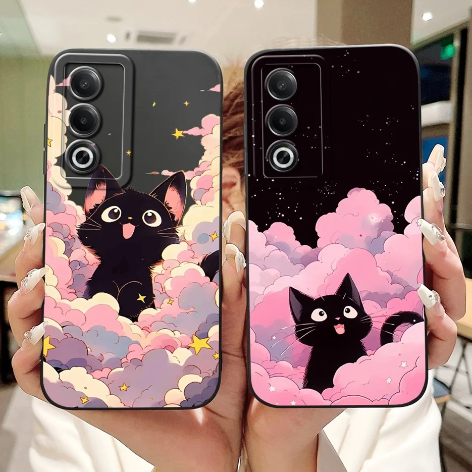 Para Oppo A80 5G funda CPH2639 moda dibujos animados caramelo pintado cubierta suave TPU funda de teléfono para Oppo A3 Pro A3Pro OppoA80 Fundas parachoques - imagen 2