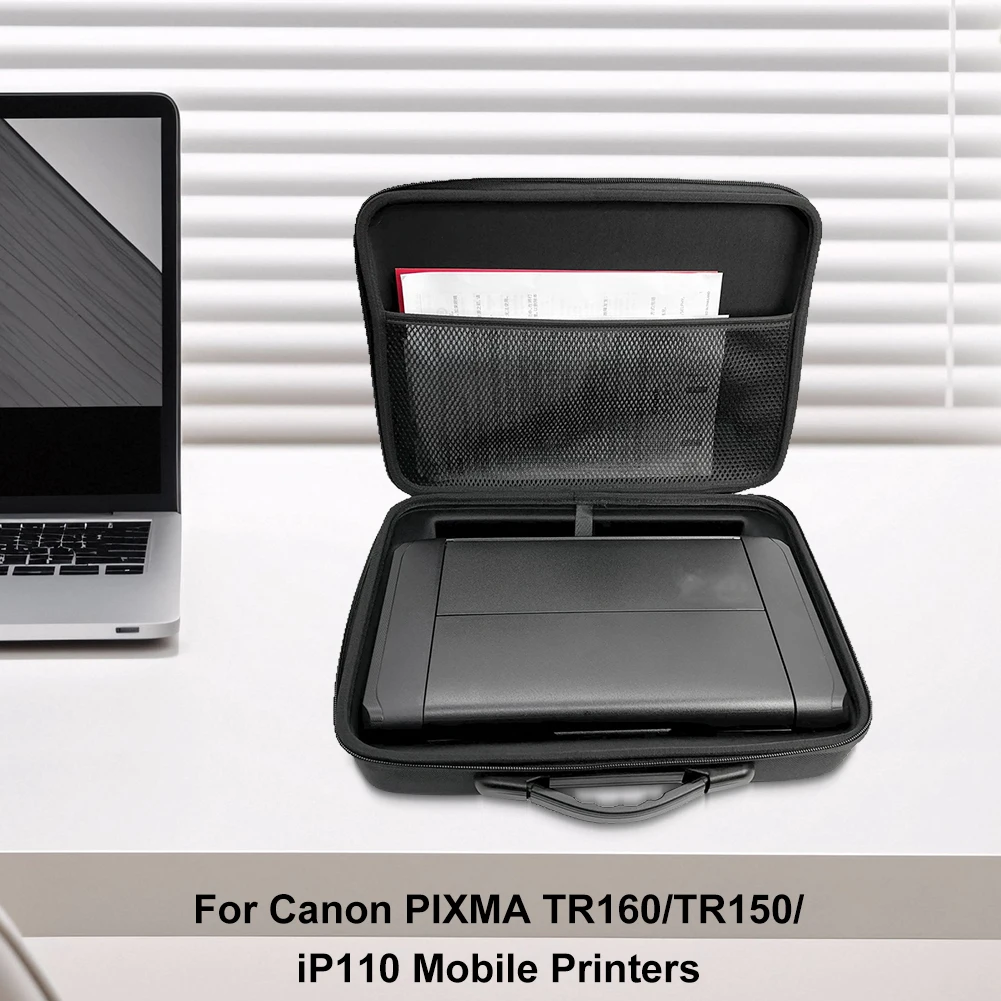 Estuche rígido para impresora inalámbrica Canon PIXMA TR160/TR150/iP110, bolsa de almacenamiento de transporte protectora impermeable, accesorios - imagen 2