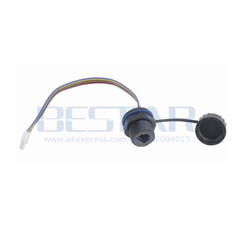 Conector de enchufe impermeable RJ11 M20 XHP 2,54 6P6C Cable de extensión de línea telefónica extensor adaptador Universal de 4/6 núcleos - imagen 4