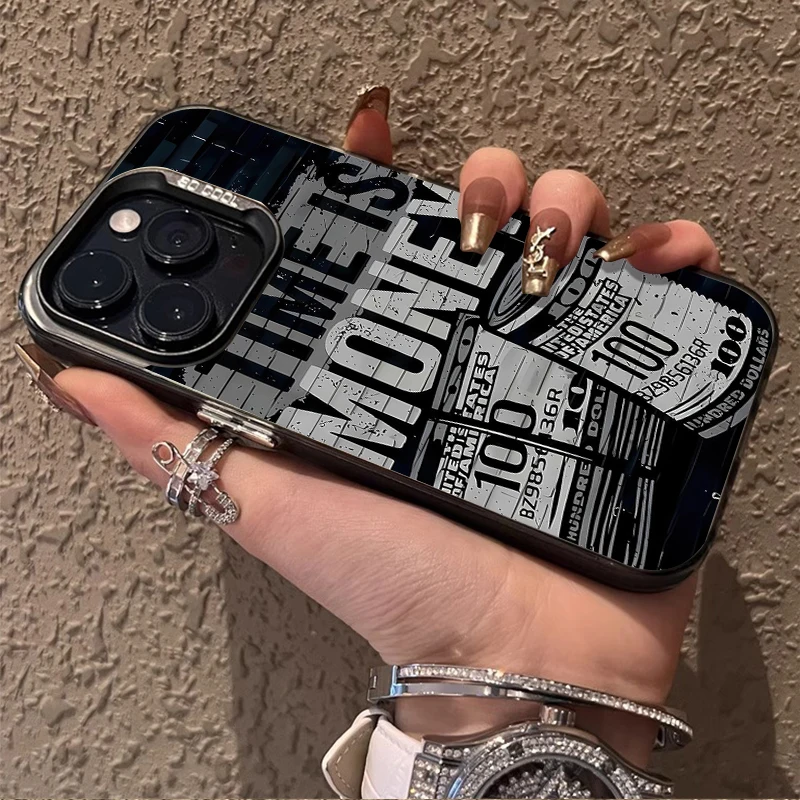 Funda mate para Samsung Galaxy S25 FE Note 20 S21 Plus S24 Ultra S23 S22 A56 A36 A26 5G A16 A06 4G Graffiti dólar billete Etui - imagen 5