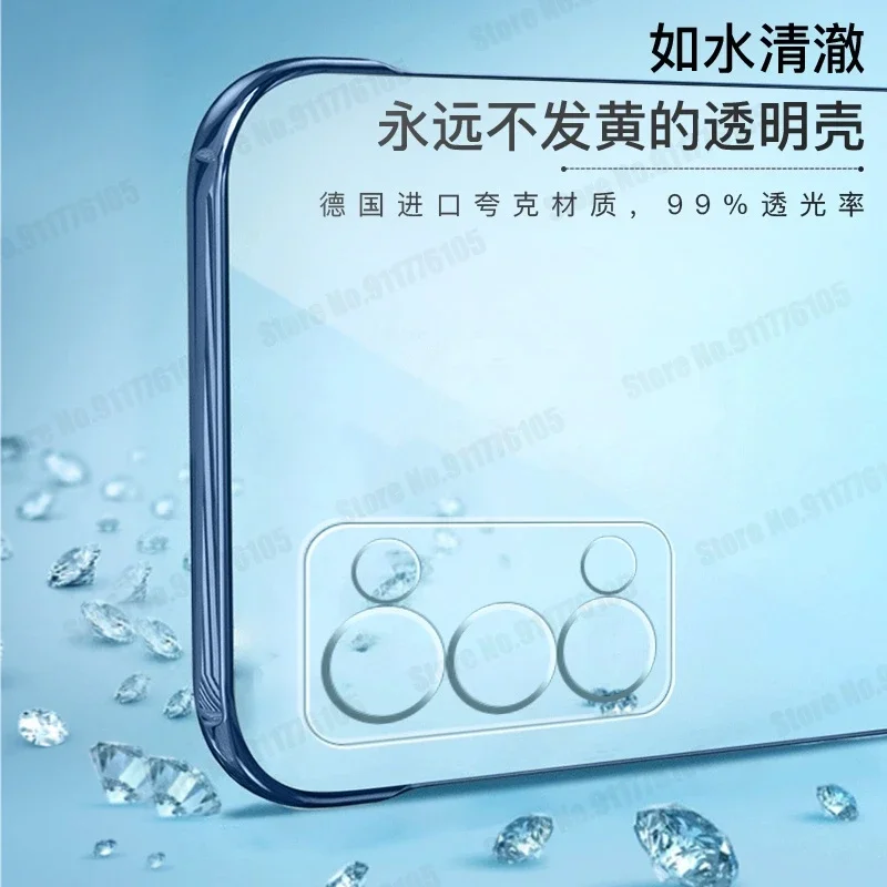 Funda transparente HD sin marco para OPPO Reno 6, 5, 4, 12 Pro Plus Find X7 X3 X2 Pro Realme GT, funda protectora ultrafina sin bordes - imagen 4