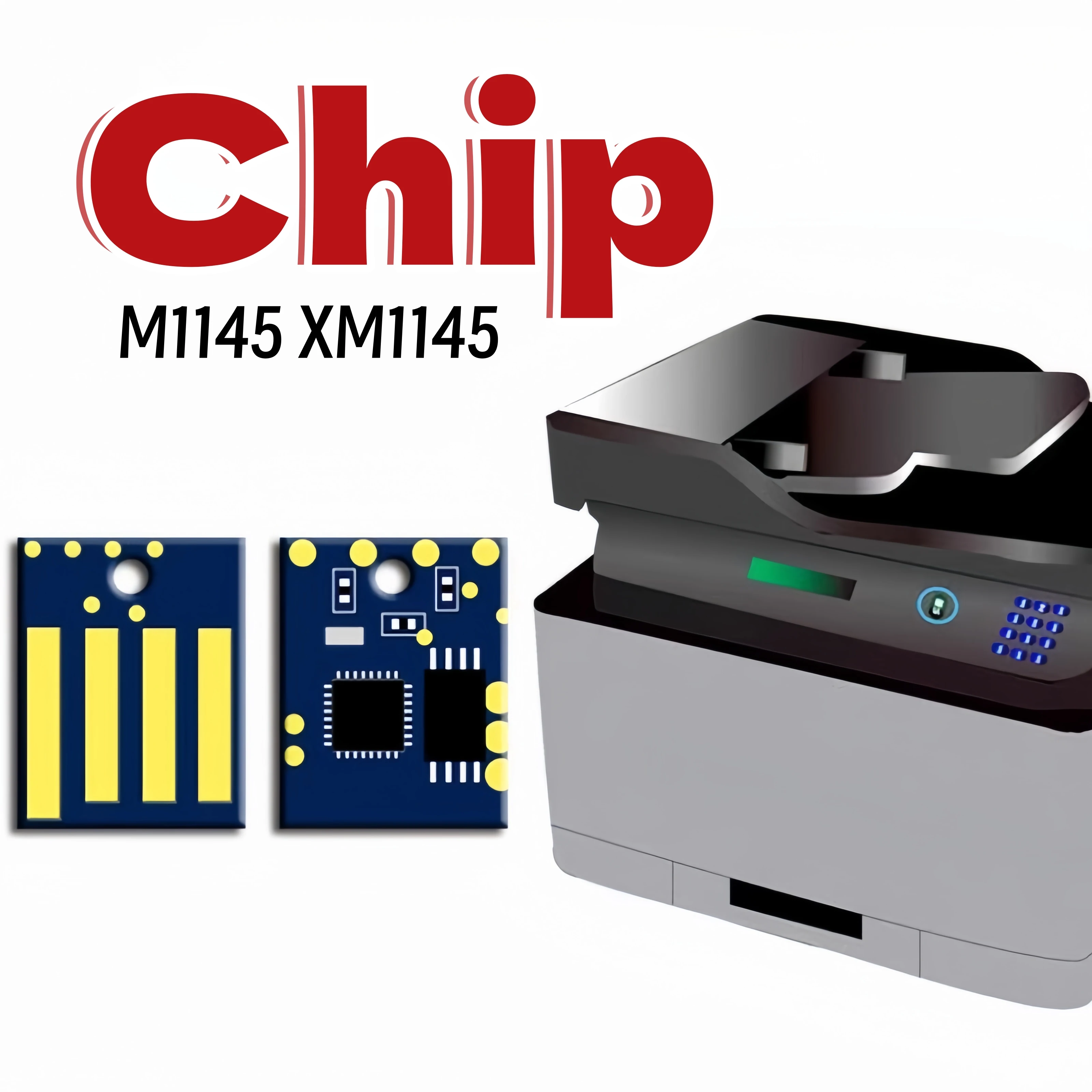 5 uds m1145 Chip de tóner para Lexmark M1145 XM1145 1145 cartucho de tóner 24B6035 16K WW garantía de calidad