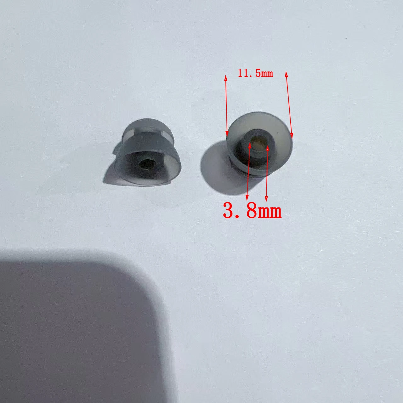 Almohadillas para los oídos para Xiaomi, cubiertas para auriculares de 3,8mm, almohadillas para los oídos, almohadillas para los oídos, accesorios para auriculares, 6 piezas/3 pares - imagen 3