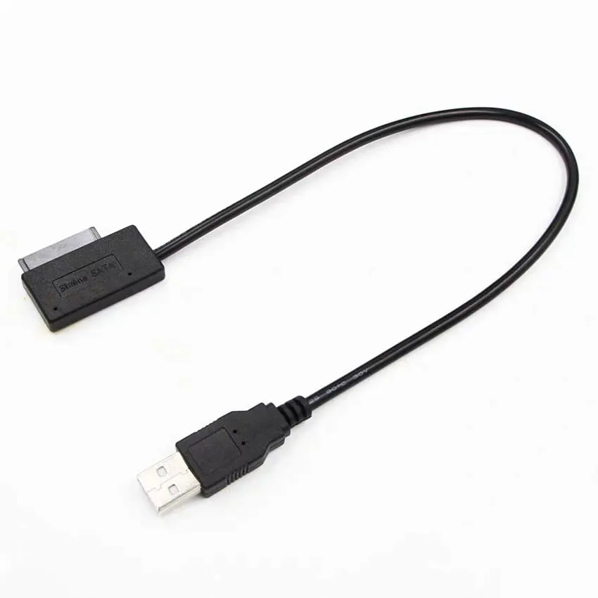1 Uds Sata a USB 2,0 7 + 6PIN 13Pin Cable convertidor adaptador transferencia de datos rápida para ordenador portátil unidad óptica CD/DVD ROM unidad delgada - imagen 2