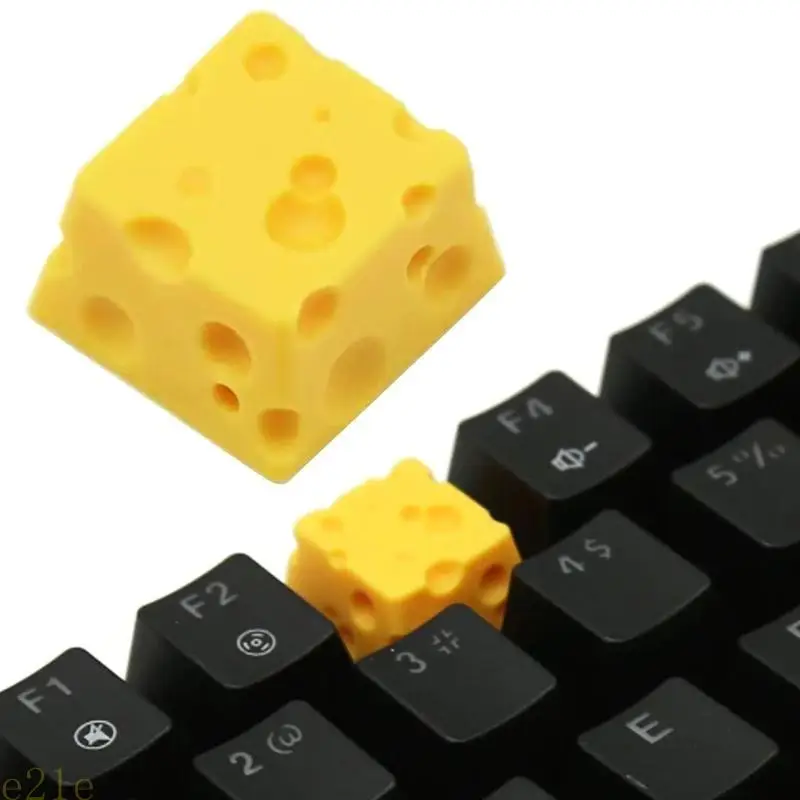 Tapa de tecla de resina hecha a mano para teclado mecánico MX Switch ESC para llave Chesse Cake individualidad para tapa de llave