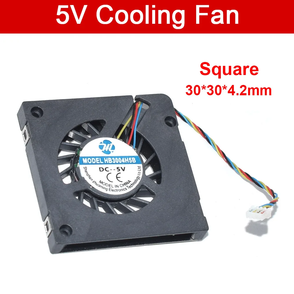 Ventilador Turbo hidráulico en miniatura, dispositivo de refrigeración para rotación PWM, 4 pines, UAV 3004 3003, 30MM, DC5V, HB3004H5S, HB3004H5B, nuevo