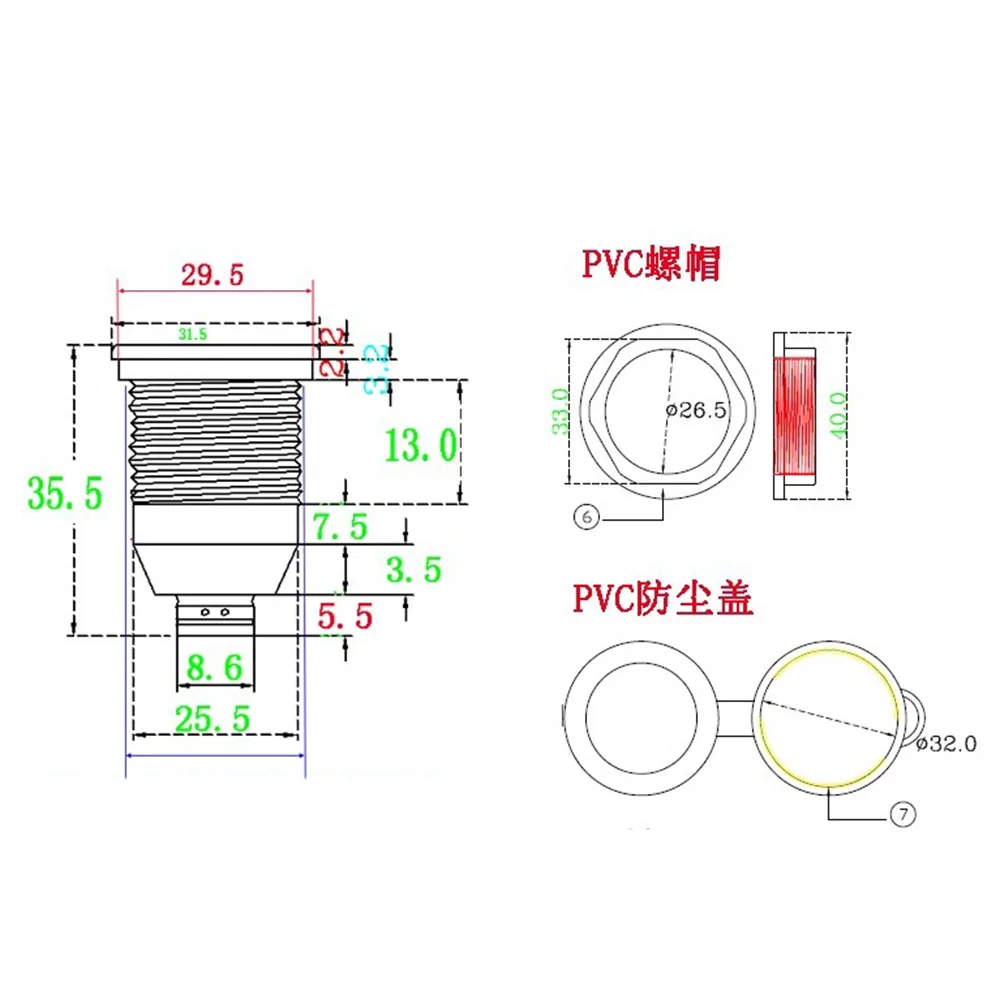 Adaptador de Cable de extensión de Panel USB doble de montaje empotrado, toma de corriente de carga, enchufe USB 2,0 de doble puerto con conector de Cable, 1 ud. - imagen 3