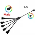 Conector Macho de 12V y 4 Pines 1-5