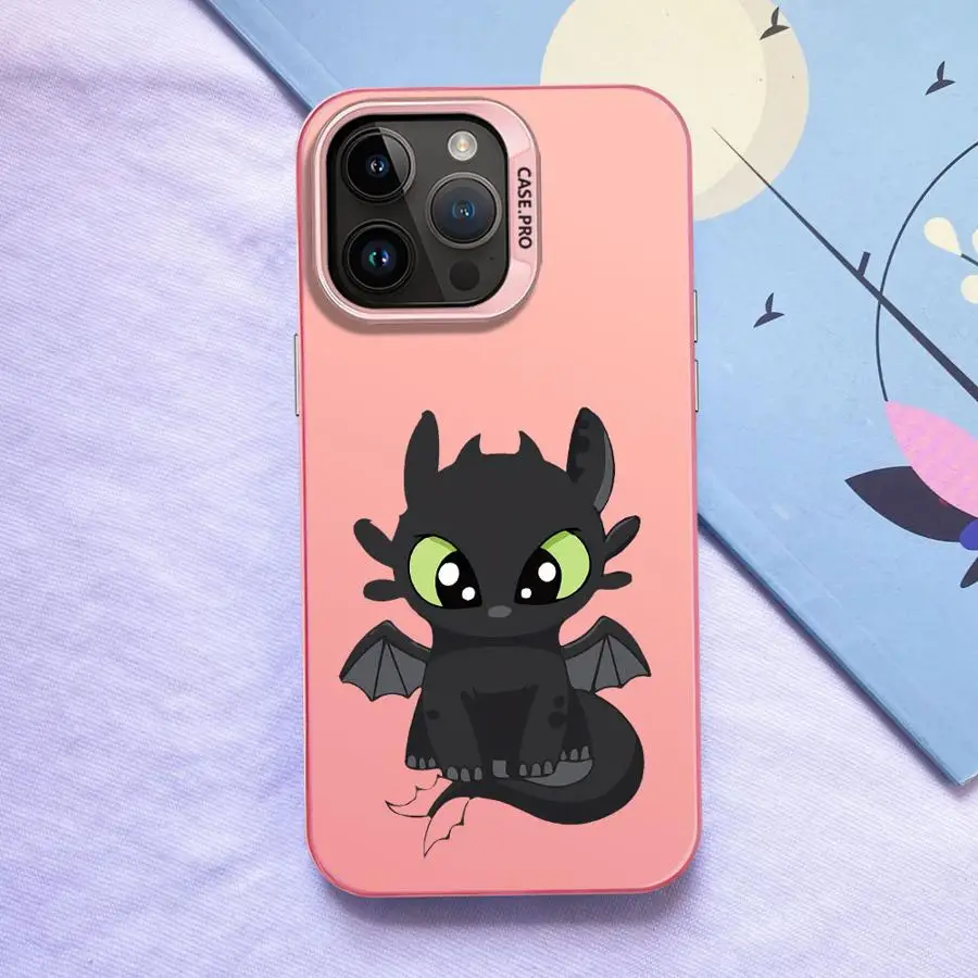 Funda trasera de teléfono con bonito dragón de dibujos animados para iPhone 16e 13 16 17 Pro Max 14 12 XS 15 Plus 17Air XR 11 - imagen 2