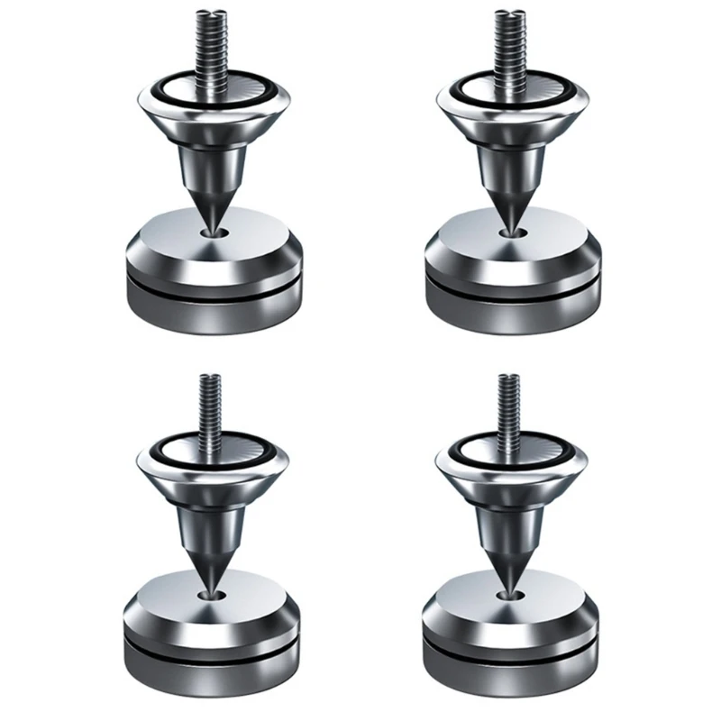 M6 M8 Speaker Stand Feet Foot Pad 304 Stainless Steel Spikes Cone Floor Foot Nail Shock-absorbation Isolation Stand K1KF - imagen 4