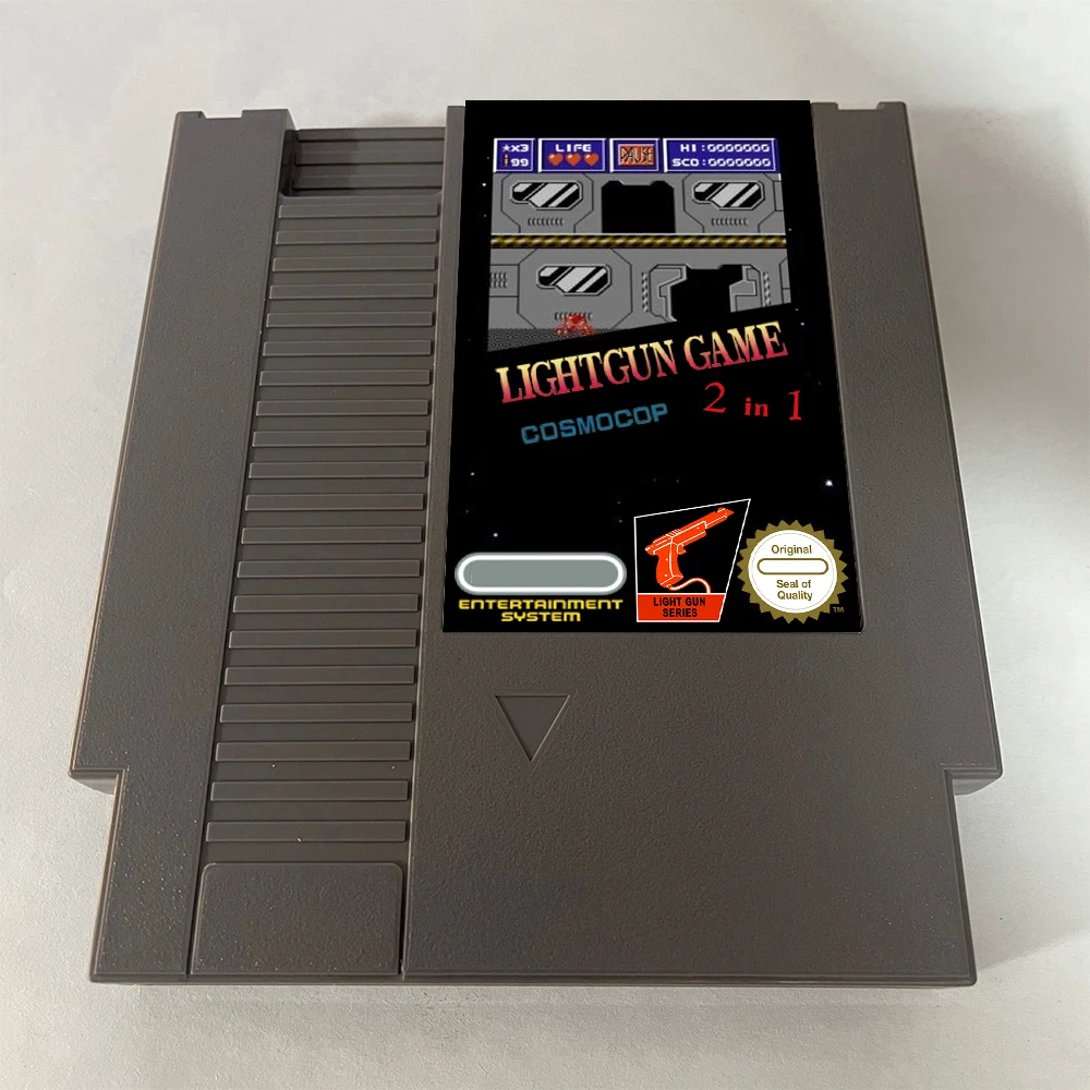 Lightgun Game 2 en 1- Cosmocop + Cyber Monster - Cartucho de juego NES de 8 bits para juego NES Cosnole - imagen 3