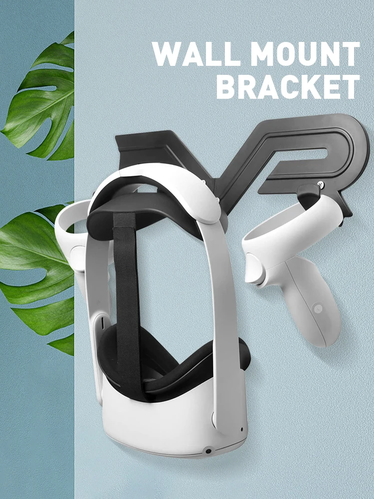 DATA FROG-soporte de montaje en pared para auriculares Oculus Quest 2, accesorio de VR, para Oculus Rift S HTC Vive Valve Index - imagen 2