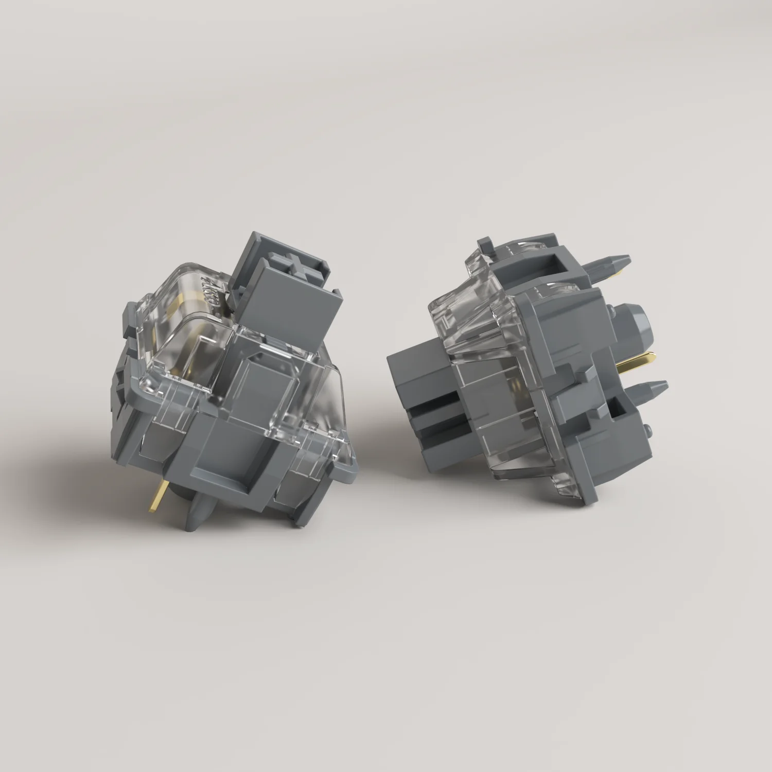 Akko V3 pro Silver Switches 5-poliger 40-gf-Linearschalter mit staubdichtem Schaft, kompatibel mit mechanischer MX-Tastatur (45 Stück) - imagen 4