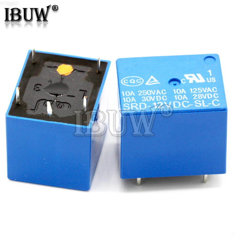 Piezas de relé de 5 SRD-03, 5 pines, 3V, 5V, 9V, 6V, 24V, 12V, alta calidad, SRD-03VDC-SL-C, SRD-05VDC-SL-C - imagen 3