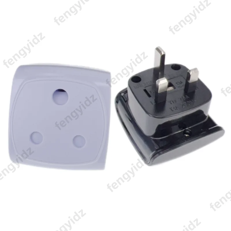 Fengyidz-Adaptador de viaje grande de Sudáfrica a la UE, Reino Unido, enchufe eléctrico 13/16A, toma de corriente CA de Sudáfrica - imagen 3