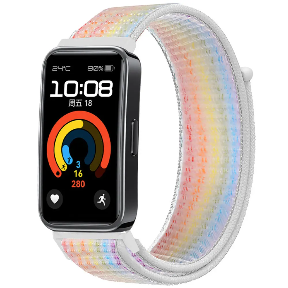Correa de nailon para Huawei band 10/9/8, accesorios para reloj inteligente, correa de repuesto, pulsera deportiva para Huawei Band10 - imagen 4