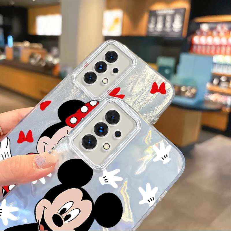 Nueva funda de teléfono de dibujos animados de Disney para Samsung Galaxy A35 A34 A33 A32 A31 A30 A25 A24 A23 A22 A21 A20 A16 A15 A06 cubierta dura gradiente - imagen 5