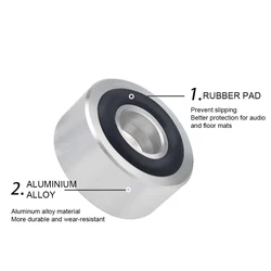 Soporte Antideslizante Altavoces HiFi con Almohadilla Aislante