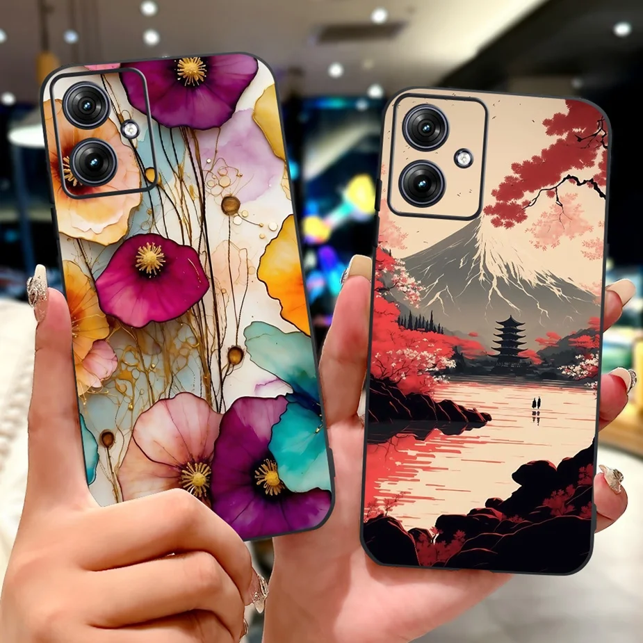 Para Motorola Moto G54 funda Moto G84 5G XT2347-1 Cool Dragon pintado cubierta suave TPU funda de teléfono para Motorola G84 G 54 MotoG54 bolsas - imagen 3