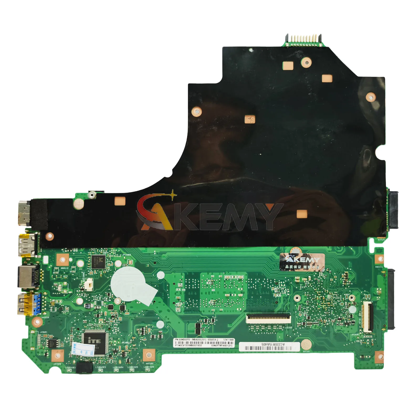 Placa base para ordenador portátil K56CA para ASUS K56CM K56CB K56C K56CA S550C placa base para portátil con CPU I3 I5 I7 100% pruebas OK envío rápido - imagen 2