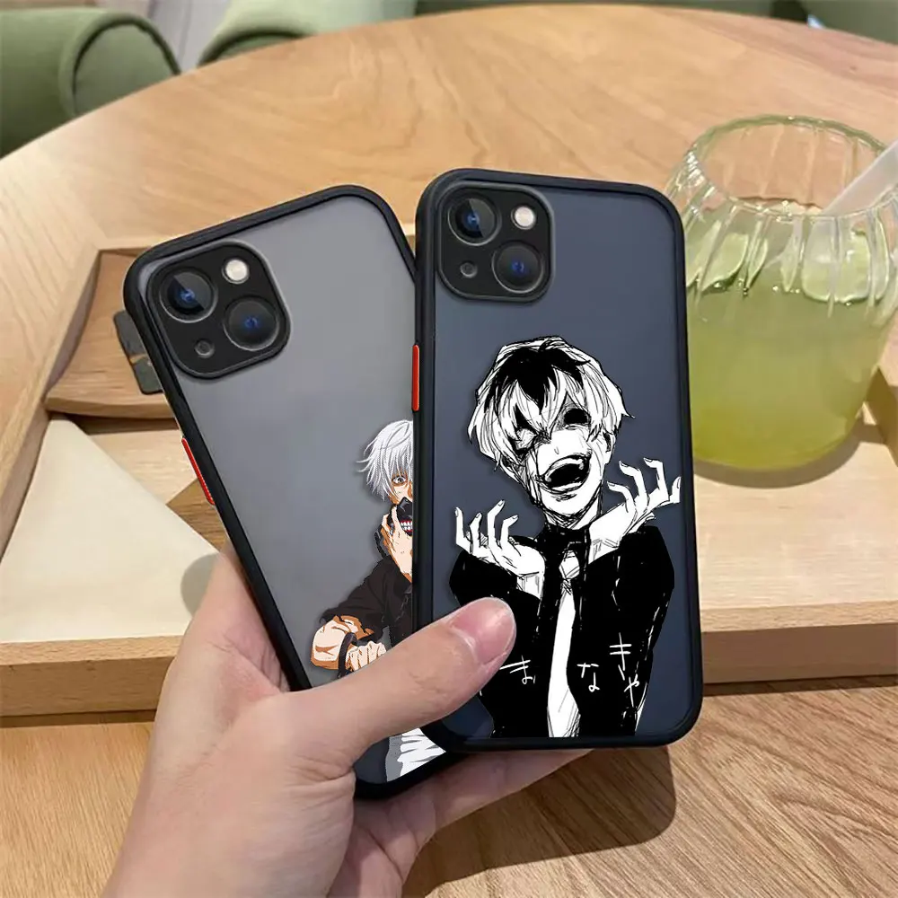Funda de teléfono mate Tokyo Ghoul Kaneki Ken para Samsung A14 A15 A16 A17 A22 A23 A25 A32 A42 A50 A51 A52 A53 A55 A56 A54 A72 A73 - imagen 3