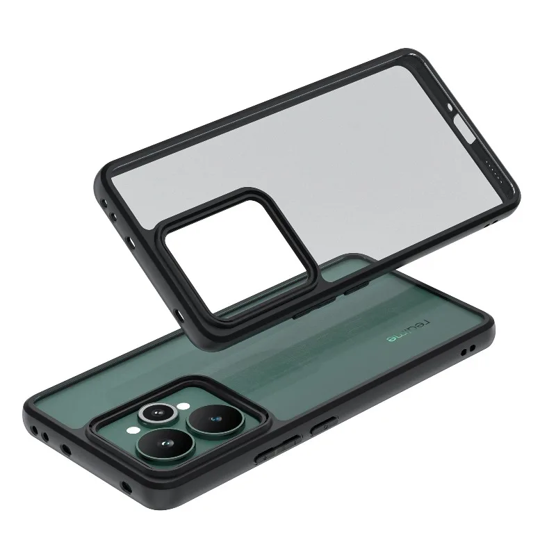 Para Realme 15 Pro funda para Realme15 acrílico esmerilado PC armadura funda de teléfono a prueba de golpes piel mate anticaída parachoques duro transparente - imagen 3