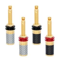Conector Banana Chapado Oro/Rodio – Terminal Altavoz HIFI