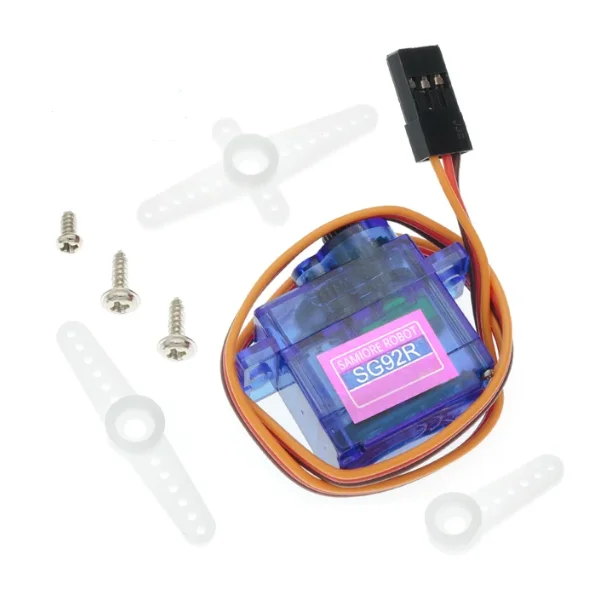 Servo SG90 MG90S DC4.8-6V 9g Servo 450 Servolley de helicóptero 90-180 grados 360 grados SG92R 2,5 kg DC4.8V 90-180 grados - imagen 2