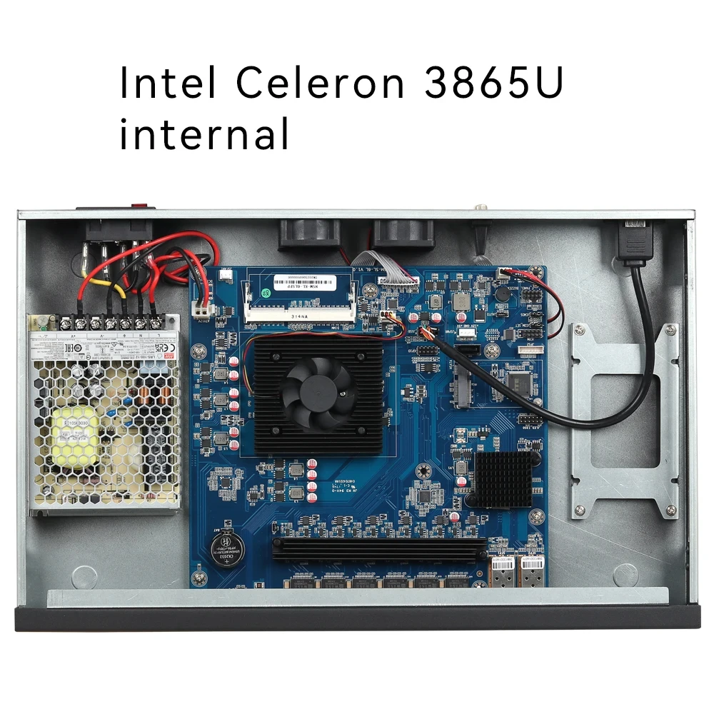 Helorpc 1U Rack Mini PC 6xIntel 82574L/82583V Gigabit Intel Celeron 3865U DDR3 SSD Neiwork Router Servidor Aparabrisas - imagen 5