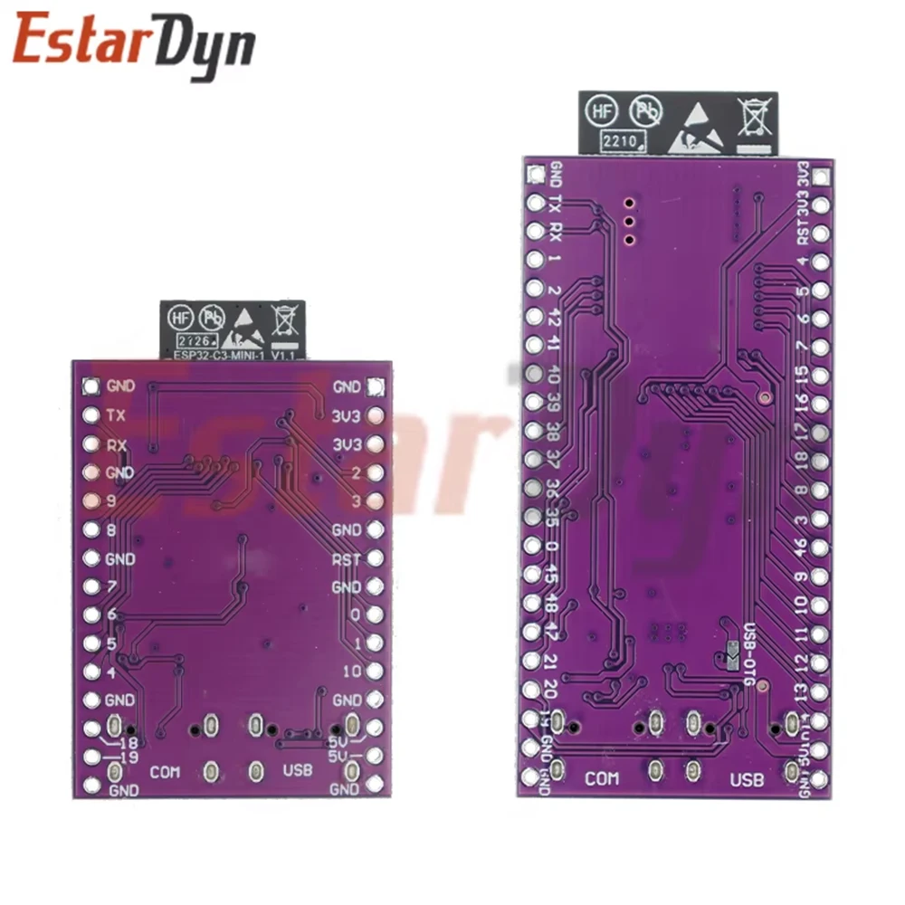 Placa de desarrollo dual USB tipo C ESP32-C3/S3 AI-C3/AI-S3, 16MB Flash 8MB RAM, módulo de kit de desarrollo IoT WiFi Bluetooth - imagen 2