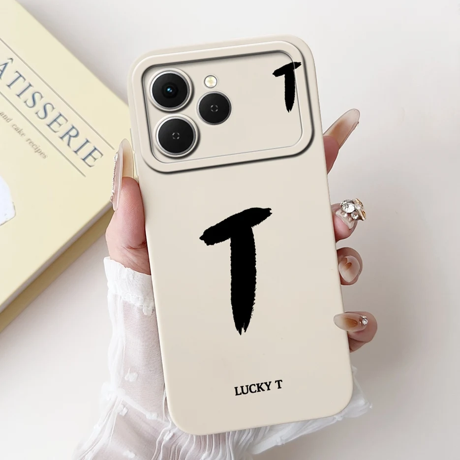 Para Tecno Spark 40 4G funda Spark 40C nuevas letras de la suerte funda de teléfono suave de TPU para Tecno Spark 40 Pro Plus KM7 Spark40 C Shell - imagen 5