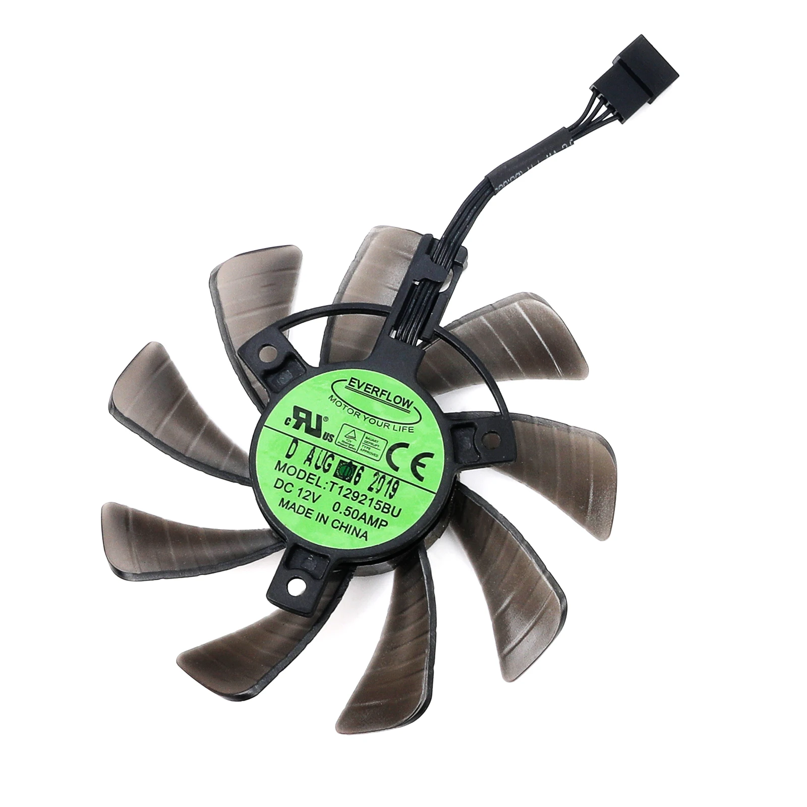 Ventilador de gráficos para ASRock Radeon RX 5700 XT Taichi X 8G OC, refrigeración de tarjetas de vídeo gráficas, 85MM, T129215BU, T128015BU, DC12V, 4Pin - imagen 2