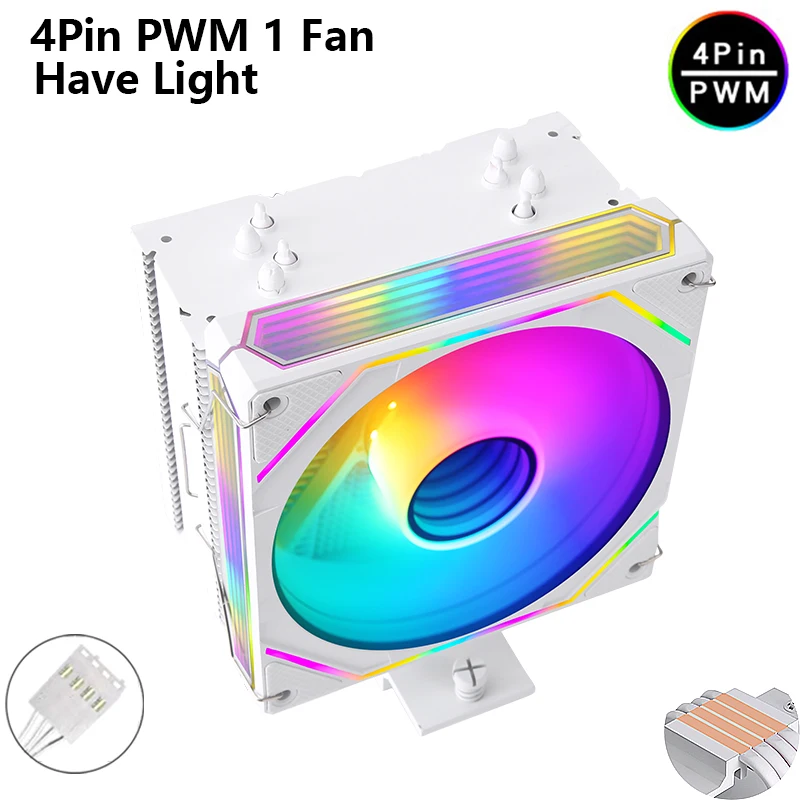 4Heat pipes-1Fan4pin