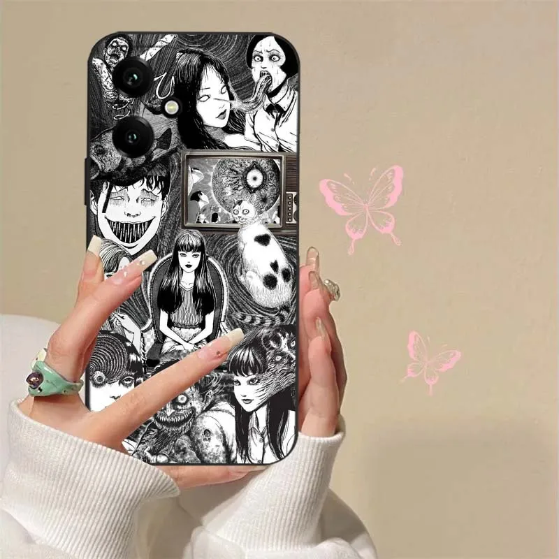 Funda de terror Junji Ito para Honor Play 5T 50 4T 40 5 4 3 30 20 Magic7 Magic6 Magic5 Lite Pro Plus Youth 5G - imagen 5