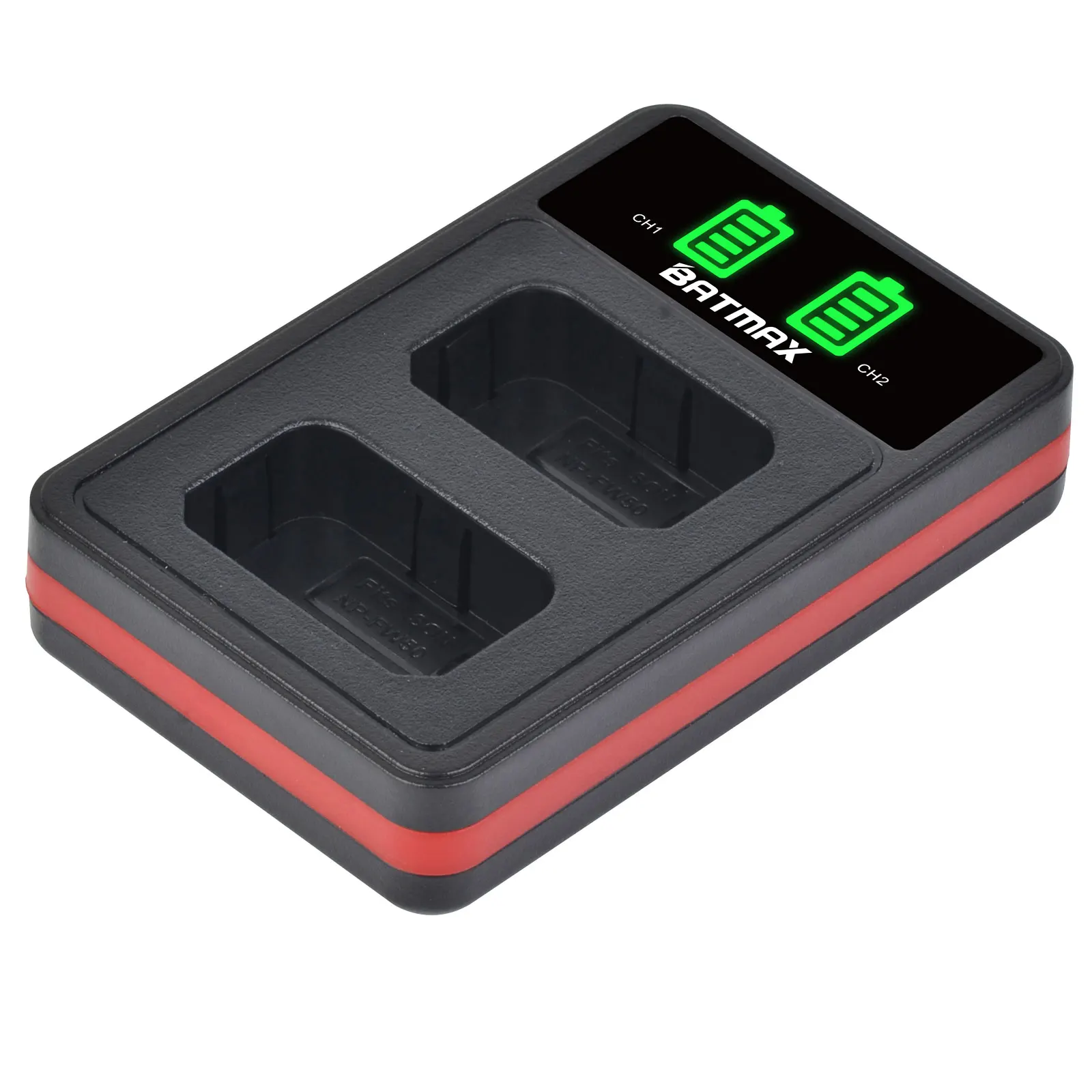 Batmax 2000mAh NP-FW50 batería + cargador Dual LED para Sony ZV-E10L a37 A7 A7II A7RII A7SII A7S A7S2 a6000 a6400 a6500 NEX-7 RX10 - imagen 5