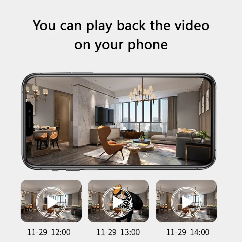 Cámara Full HD 1080P 4K Mini Hotspot WiFi Monitor remoto batería recargable detección de movimiento videocámara de protección de seguridad - imagen 4