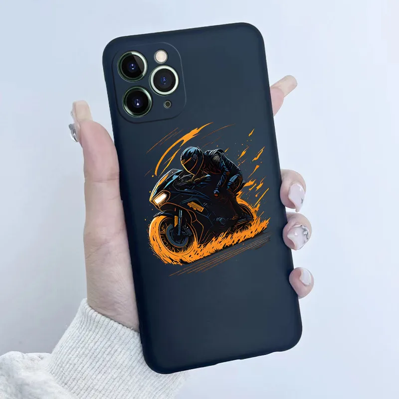 Para iPhone 11 Pro 12 Pro Max Mini Funda mariposa flor chica bonita 2025 diseño suave TPU Funda trasera de silicona para teléfono carcasa Funda - imagen 4