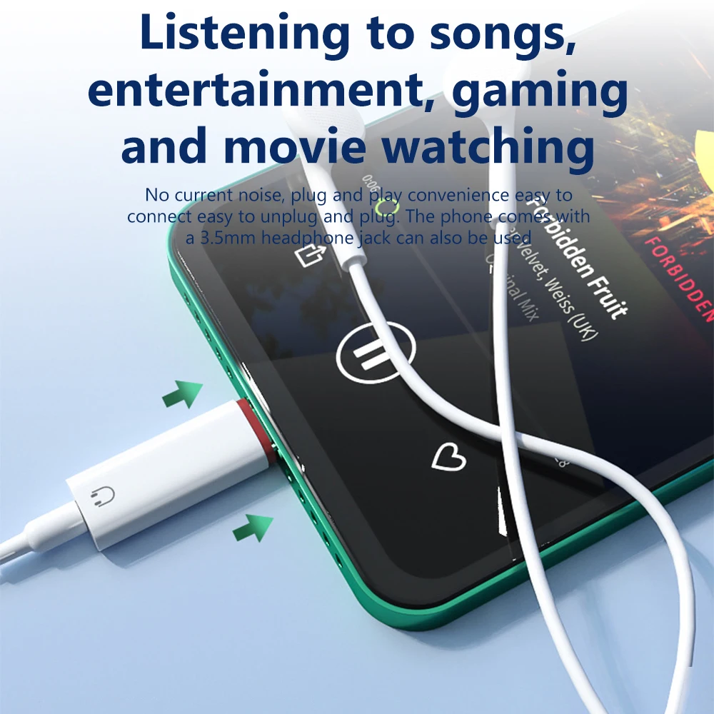 Adaptador de Audio auxiliar tipo C a conector de 3,5 MM para Huawei Xiaomi Samsung conector de auriculares de 3,5 MM convertidor DAC - imagen 4