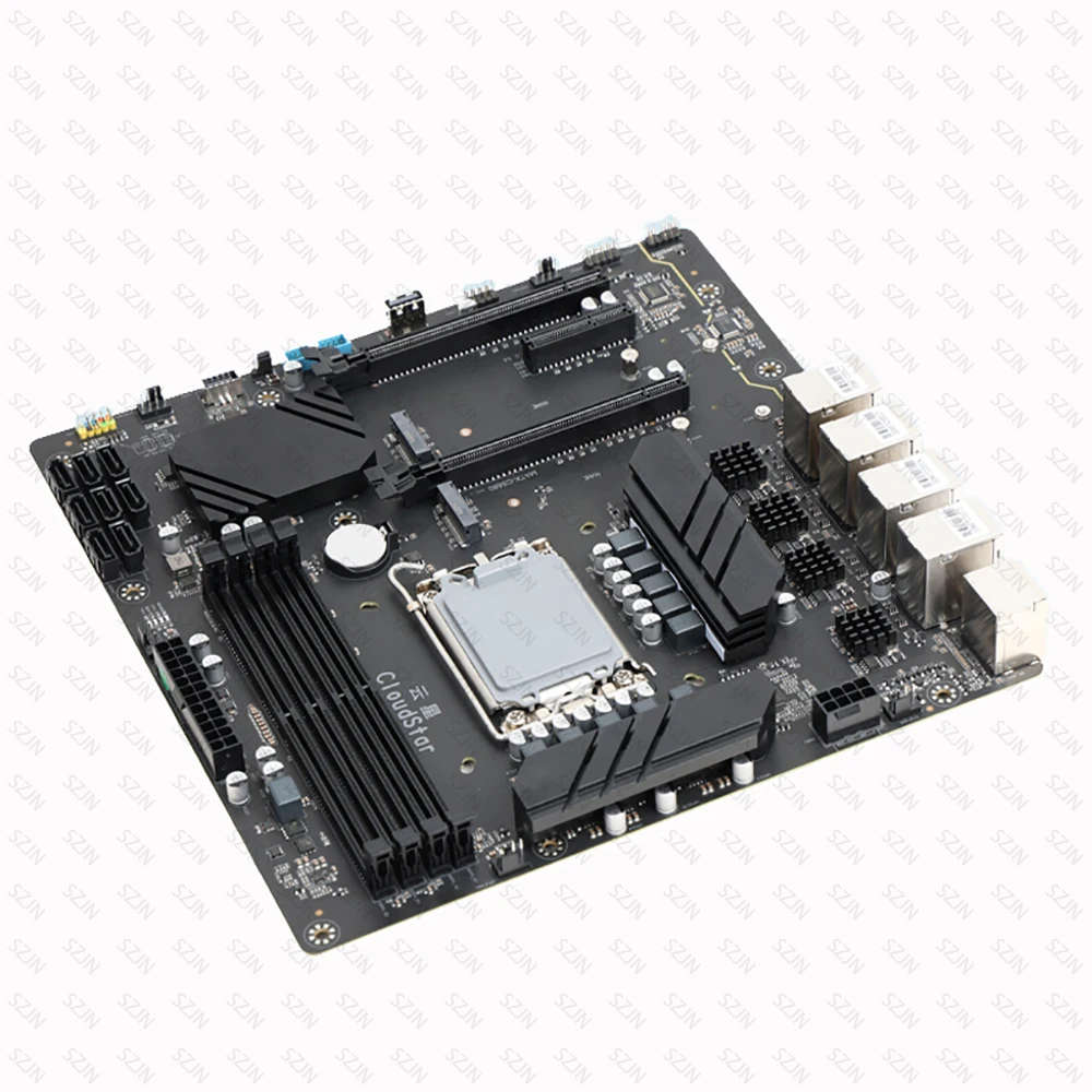 Placa base Z690 NAS Bulid, bajo consumo de energía, compatible con procesador intel M.2 NVME 8, formato nativo SATA AV1, decodificación dura - imagen 3